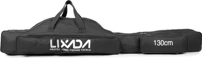 Produktbild von 130 cm Angeltasche, faltbare Angelruten-/Rollentasche, Angelruten-Ausruestung, Tackle-Tool, Tragetasche, Reisetasche, Aufbewahrungstasche, Organizer