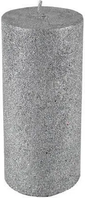 Produktbild von Kaheku Zylinder Kerze Enesco silber 7 Ø 10h 1009001397