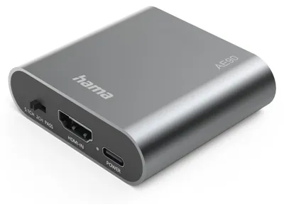 Produktbild von Hama HDMI-Audio-Extractor AE 90, Toslink, 3,5mm-Klinke