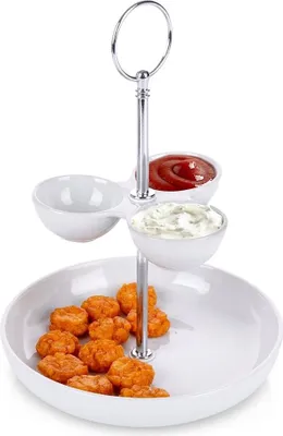 Produktbild von ALPINA Serviertablett mit Snackschalen 2 EtagenED-249546