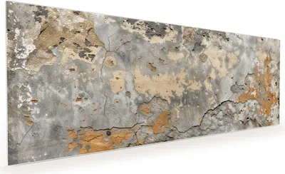 Produktbild von Küchenrückwand Spritzschutz Glas mit Motiv Verwitterte Wand 40 x 40 cm