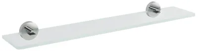 Produktbild von Sapho X-ROUND Glasablage 700mm, Chrom/Klarglas