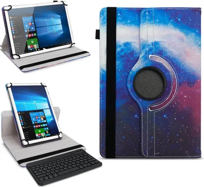 Produktbild von Tablet Tasche Tastatur Hülle für Blackview Tab 90 Schutzhülle Bluetooth CaseFarben:Motiv 17