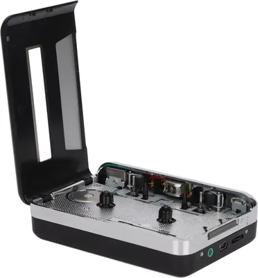 Zdjęcie produktu dla Konwerter z taśmy na MP3, przenośny odtwarzacz kasetowy, odtwarzacz kasetowy USB, odtwarzacz kasetowy Walkman, odtwarzacz stereo ze słuchawkami, odtwarzacz muzyki z taśmy