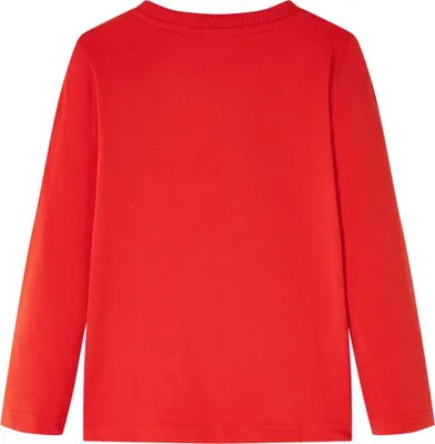 Produktbild von vidaXL Kinder-Langarmshirt Rot 128