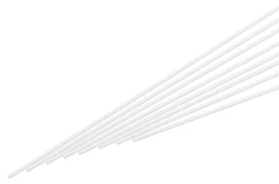 ABS-Rundstab 1,5 mm x 250 mm weiß, 50 Stück