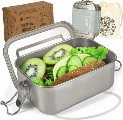 Produktbild von Edelstahl Lunchbox Größe: 550 ml