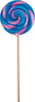 Produktbild von Holland Foodz Spirallutscher rosa/blau 30 x 45 Gramm