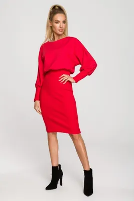 Produktbild von Made of Emotion Midikleid für Frauen Yangdon M690 rot L
