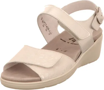 Produktbild von Semler Komfort Sandalen FLOWER-PRINT/MET-N. Damen 343333333735 Weiß 43 EU