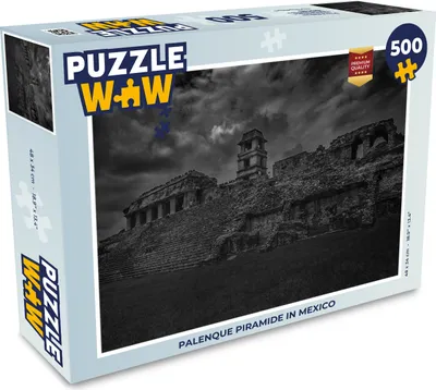 Obrázok produktu pre MuchoWow® Puzzle 500 ks Pyramída Palenque v Mexiku