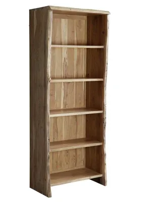 Image de MASSIVMOEBEL24 | Étagère 81x45 Acacia laqué Bois naturel PURE ACACIA #106