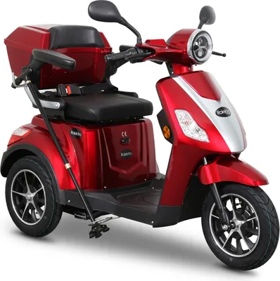 Produktbild von Rolektro, E-Trike 15 V.2, Rot, 60V-20Ah Bleigel Akkus, 1000 Watt