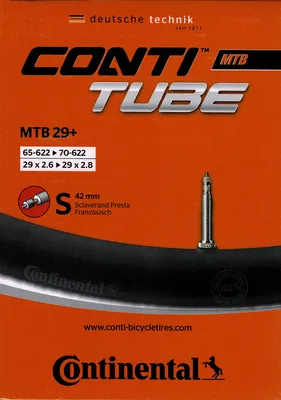 Produktbild von Continental MTB 29+ SV Schlauch Sclaverand Ventil 42mm 29 Plus Fahrrad MTB