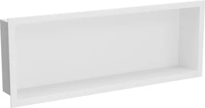 Produktbild von Mexen X-Wall-R Einbauregal mit Flansch 60 x 20 cm, Weiß - 1920602010