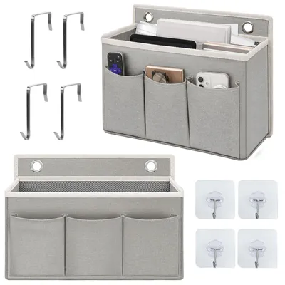 Hangorganizer mit Haken, 2 Stück, Bett- und Tür-Organizer