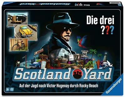 Produktbild von Die drei ??? Scotland Yard Ravensburger 24741