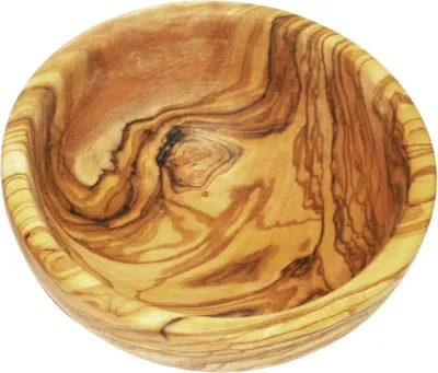 Produktbild von KeboLiv Kleine Schale/Knabberschale aus Olivenholz mit einem Durchmesser von 15 cm