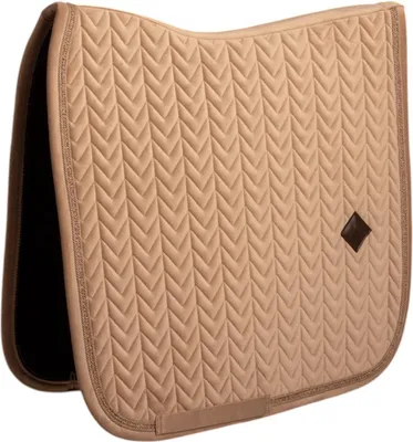 Obrázok produktu pre Kentucky Horsewear Podložka pod drezúrne sedlo Velvet Mini Pearls Saddle Pad Beige Full