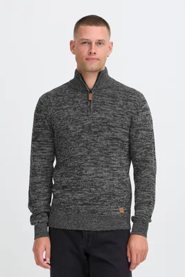 Produktbild von Blend BHDanni Herren Strickpullover Troyer Grobstrick Pullover Baumwollmischung regular fit