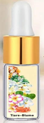 Produktbild von GKA Parfüm Öl Tiare Blume aus Frankreich Parfümöl Kosmetik Heliotrop, Orangenblüte, Tiare, Bougainvillea, Vanille, Karamell sehr intensiv Probierfläschchen