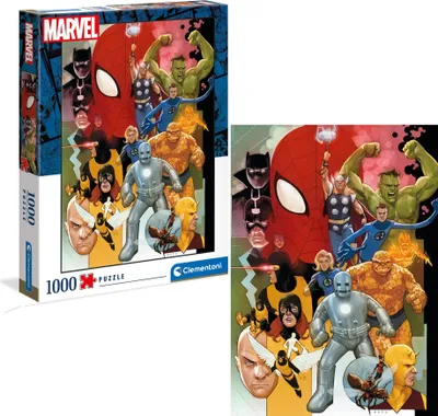 Produktbild von Clementoni Marvel Puzzle - 1000 Teile - Erwachsene und Kinder