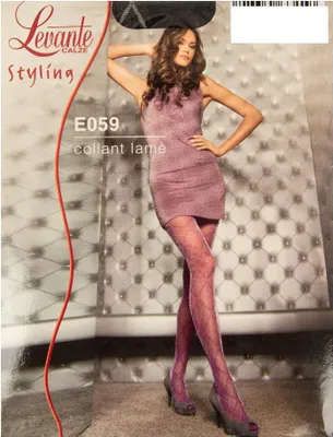 Zdjęcie produktu dla Rajstopy damskie 30 den, 33 dtex, modny wzór w paski LEVANTE, nr produktu E059 30 COLLANT, 1/2 - S/M, bawełna 2%, poliester 15%, poliamid 73%, Elasthan 10%