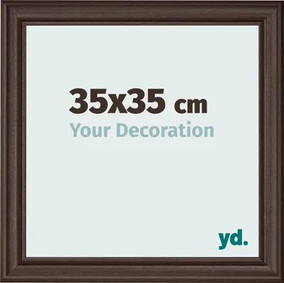 Produktbild von Bilderrahmen, 35x35 cm, Eiche Dunkel, MDF, Lazio