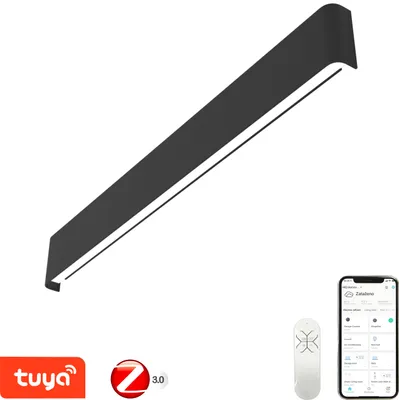 Obrázek produktu pro Immax NEO LÍNEA Smart nástěnné svítidlo 76cm 40W černé Zigbee 3.0
