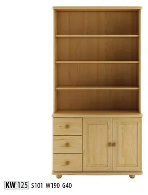 Immagine prodotto di Libreria Libreria a muro Scaffale in legno Scaffale Armadio Armadio a muro Mobili in legno Artigianato
