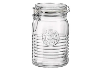 Image de Bocal Officina 1l Bormioli Conservation Hermétique Verre Vintage - Bormioli