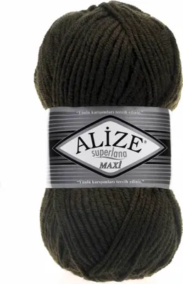 Produktbild von 100g Strickgarn Strickwolle Alize Superlana Maxi 25% Wolle, 100g, Farbwahl
