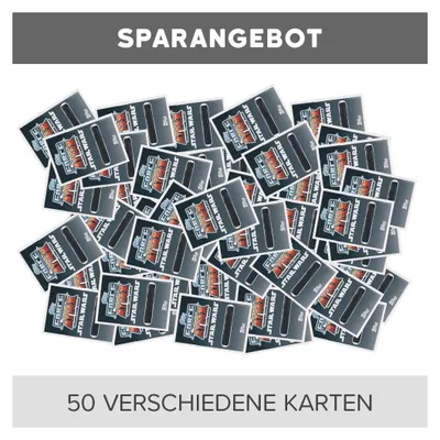 Produktbild von FAMOV4 - Spar 3 - 50 gemischte Base Karten - Deutsch - Star Wars Force Attax - Movie Cards Serie 4