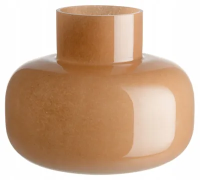 Produktbild von Dekorativer Glasvase Orangefarben Bunt 19.5 cm