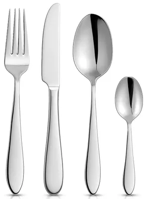 Immagine prodotto di Set di posate in acciaio inox per 6 persone, 24 pezzi