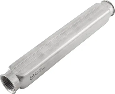 Produktbild von Edelstahlträger, Abstand 100 mm - 3 Kreise
