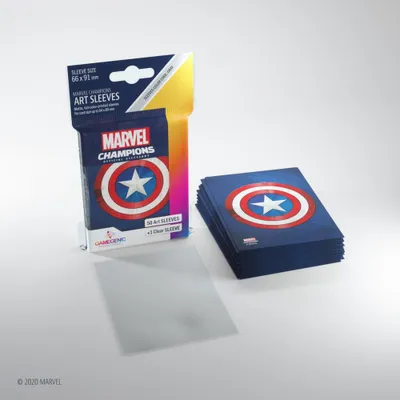 Immagine prodotto di GGS10096ML - Campioni Marvel Art Hüllen - Capitan America (50+1 Hüllen)