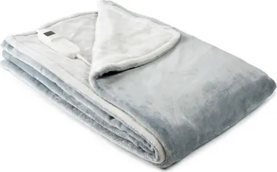 Produktbild von InnovaGoods® Manta Elektrische Heizdecke 160 W, Manta Samt-Heizung mit ca. 1cm Dicke, Manta Sofa mit 9 Stufen of Temperatur, Timer, Max. Temperatur: 47 ºC (+/-5 ºC)
