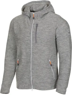 Produktbild von Ivanhoe Weste Titus Hoodie für Männer aus Wolle - Grey Marl - Grau