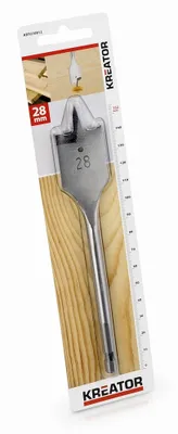 Obrázok produktu pre KREATOR KRT010812 - Plochý vrták do dreva 28 x 152 mm