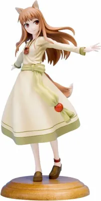 A figurine of the character Holo from Spice and Wolf.
