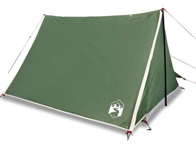 Produktbild von vidaXL Campingzelt 2 Personen Grün Wasserfest