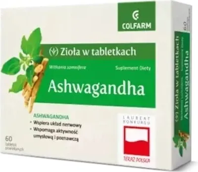 Produktbild von Ashwagandha Gedächtnisstress Colfarm 60 Tabletten