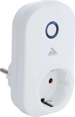 Produktbild von EGLO CONNECT PLUG, Leuchtmittelfassungsadapter, Wand, Weiß, Kunststoff, IP44, CE