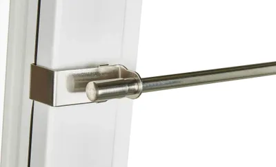 Produktbild von Klemmstange Scheibenstange »Denver« KlemmFix Metall Ausziehbar 75-125 cm Edelstahl 8/10mm Montage ohne Schrauben und Bohren Scheibengardine 20190931