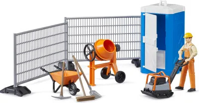 Produktbild von Bruder 62008 Straßenbau-Zubehörset