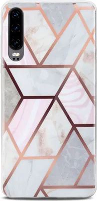 Produktbild von ONEFLOW® Sense Case kompatibel mit Huawei P30 - Hülle in Marmor Optik, Thrill