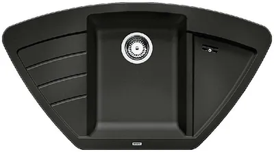 Produktbild von Blanco Zia 9 - Silgranitspüle, 930x510 mm, Schwarz 526031