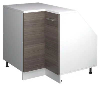 Produktbild von Dachschrägenschrank Eckschrank Vicco Rion Edelgrau 75.6 x 81.6 cm mit 1 Tür, Schrankkorpus 60 cm Tiefe, Model 60050