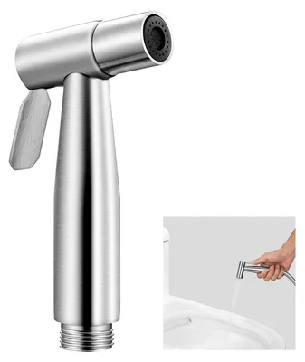 Imagen del producto de Bidet ducha, acero inoxidable, rociador para bidet, plateado